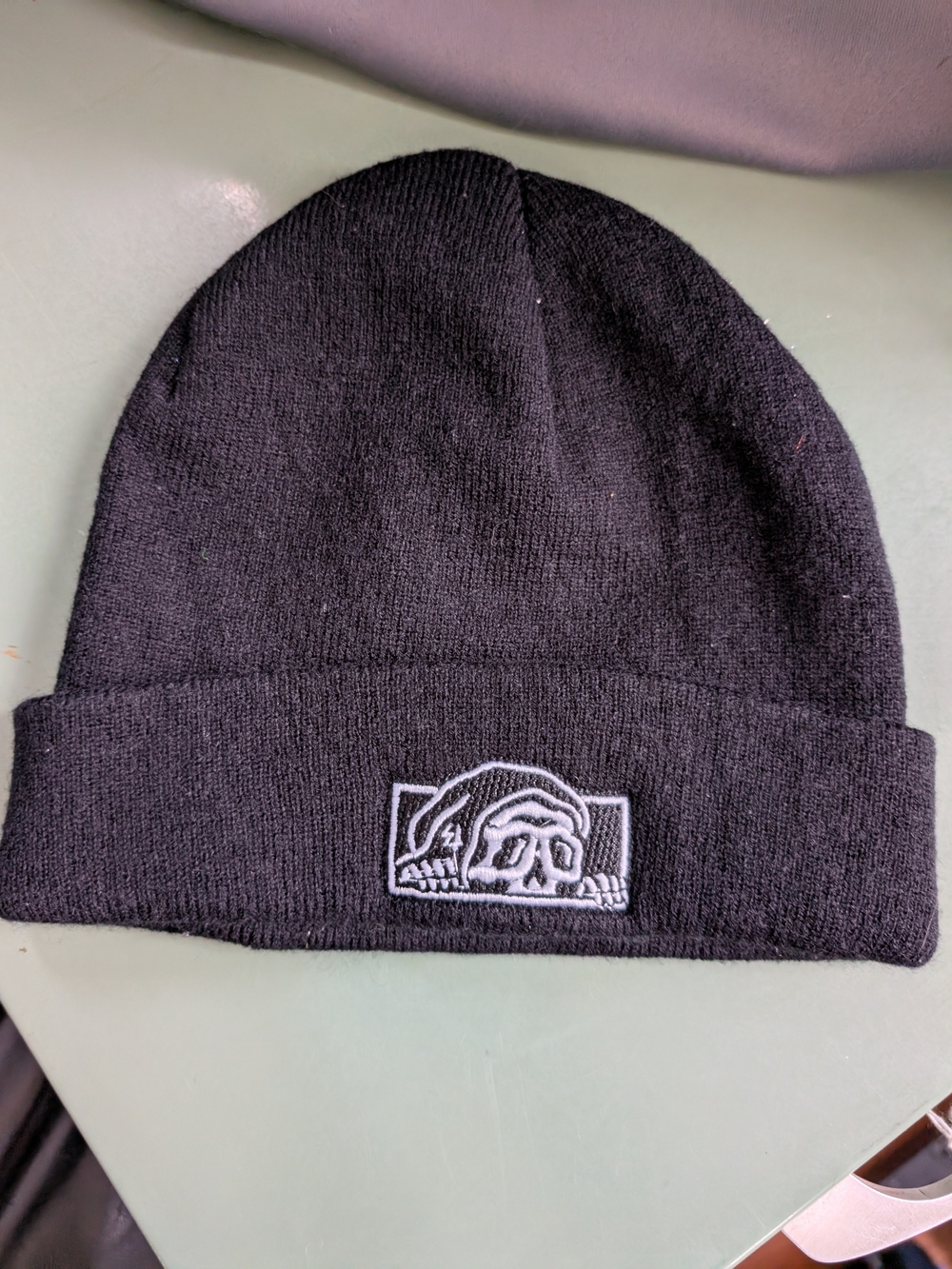 Lurking Class by Sketchy Tank Black Skull Lurker Beanie Cuffed Streetwear